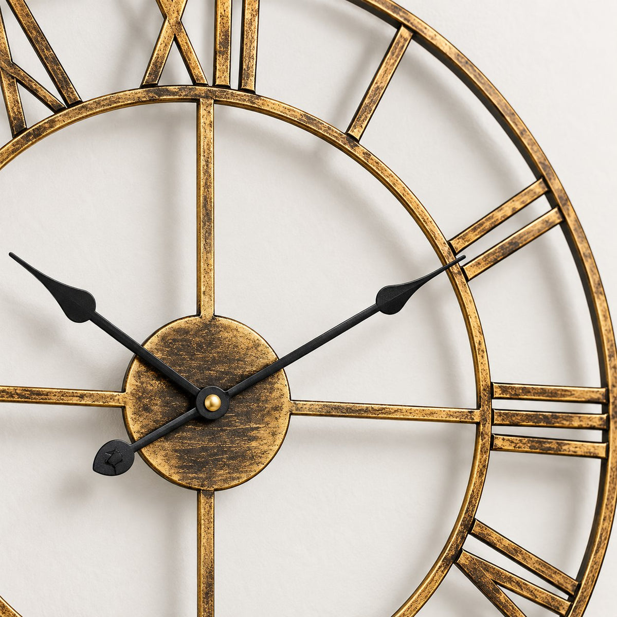 Grande Horloge Murale Vintage 3D 5