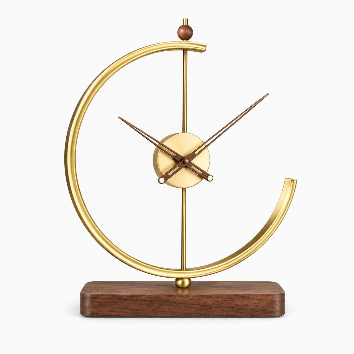 Horloge À Poser Design Dorée 1