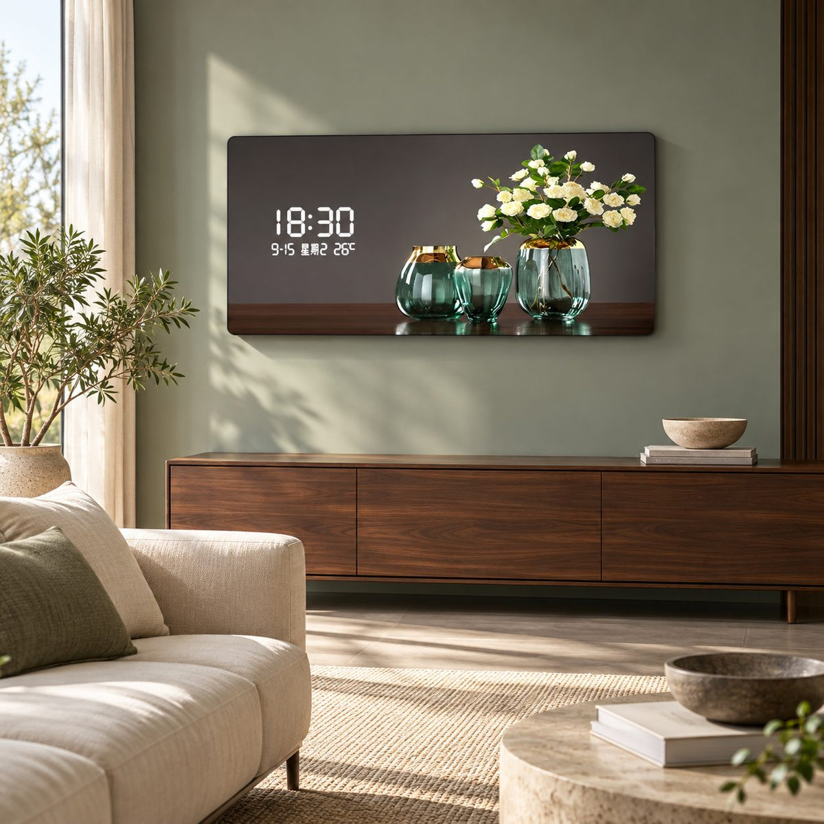 Horloge Digitale Murale Grand Format 2