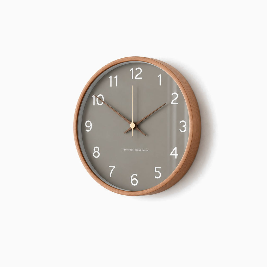 Horloge Murale Bois Scandinave Moderne 4