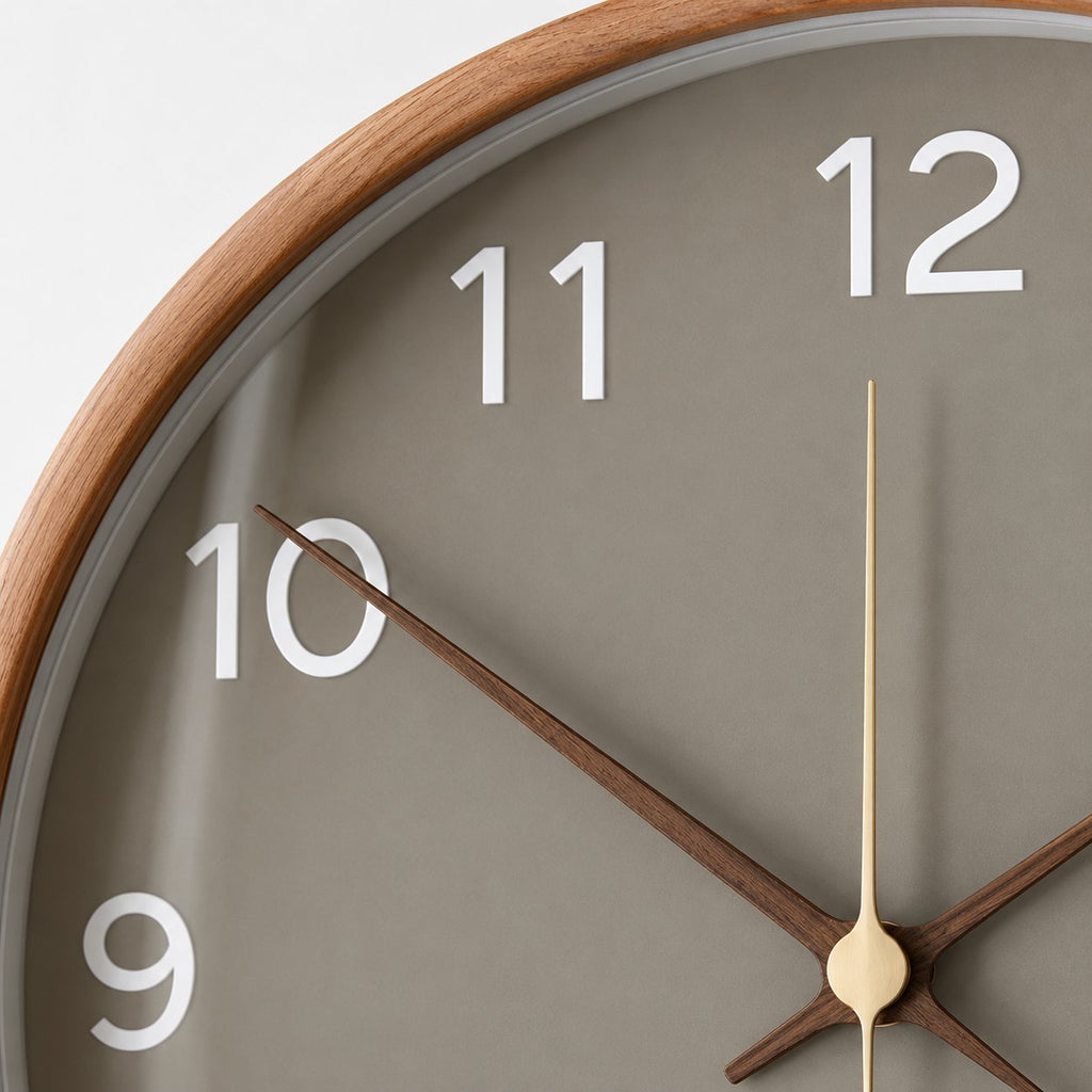 Horloge Murale Bois Scandinave Moderne 5