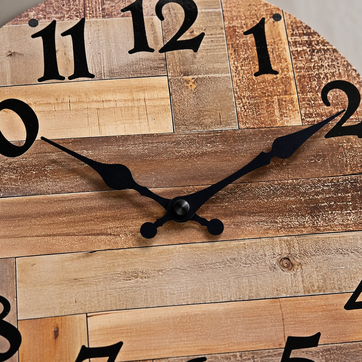 Horloge Murale Bois Vintage Silencieuse 5