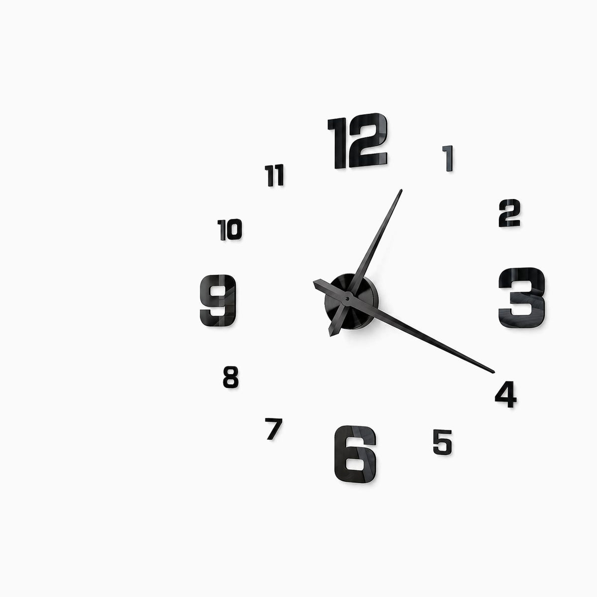 Horloge Murale Géante Miroir 3D 4