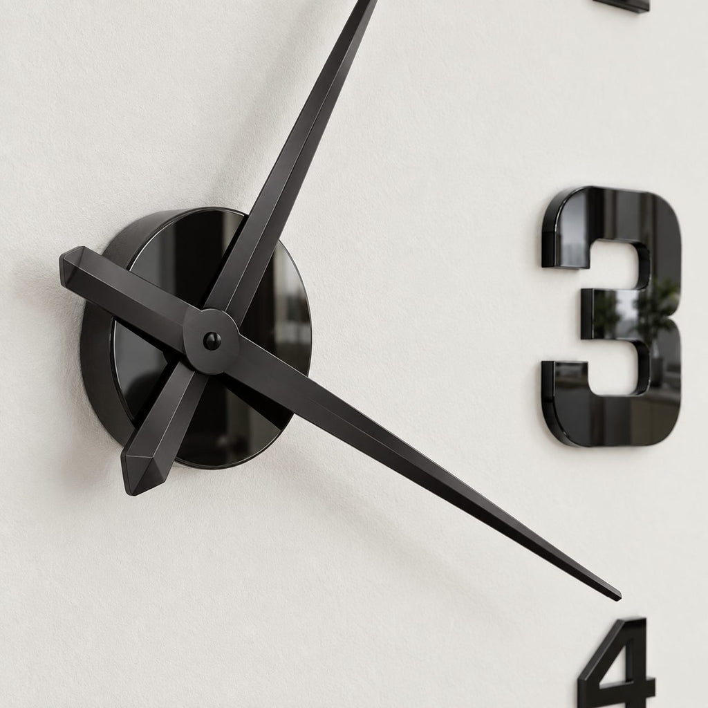 Horloge Murale Géante Miroir 3D 5