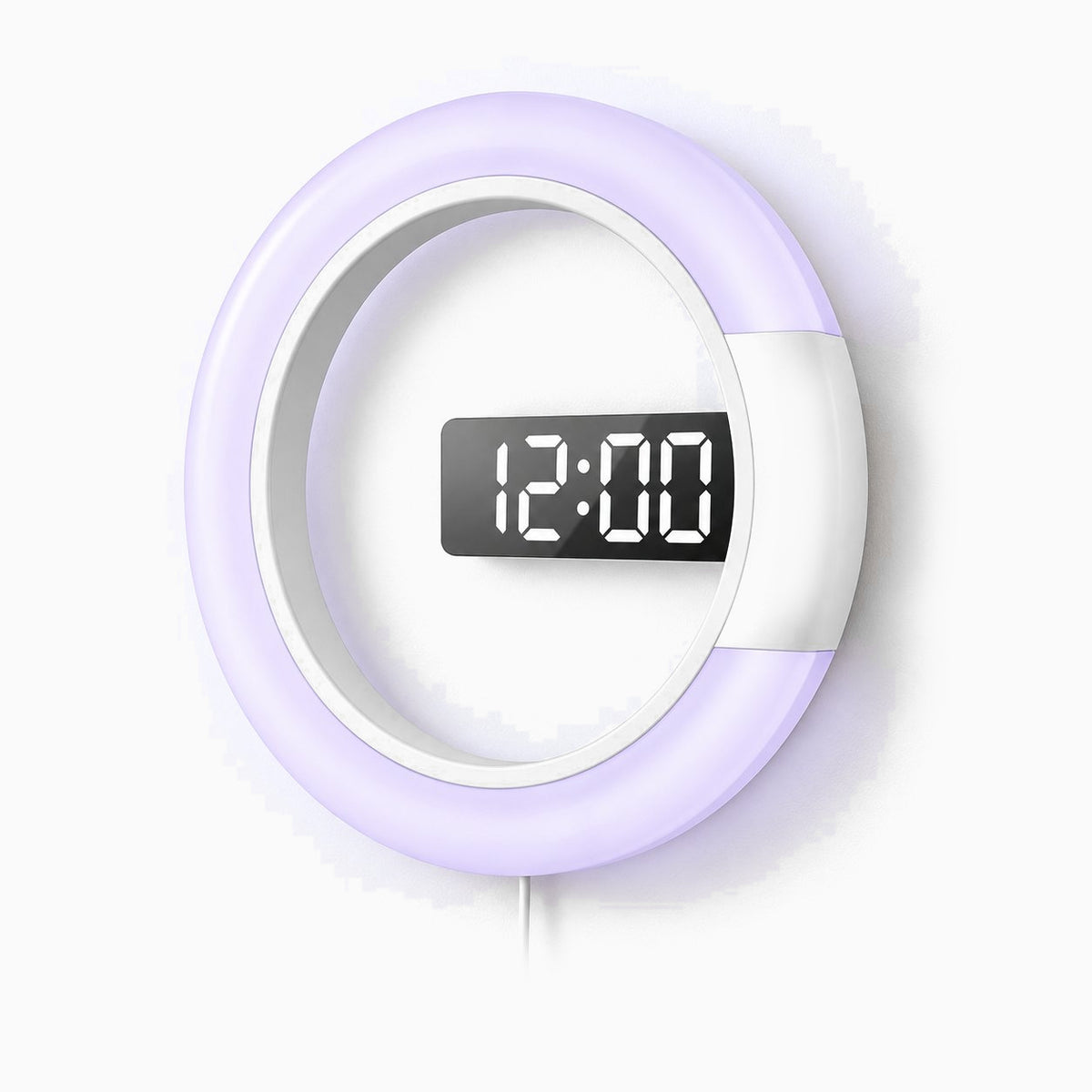 Horloge Murale LED Miroir Lumineuse 4