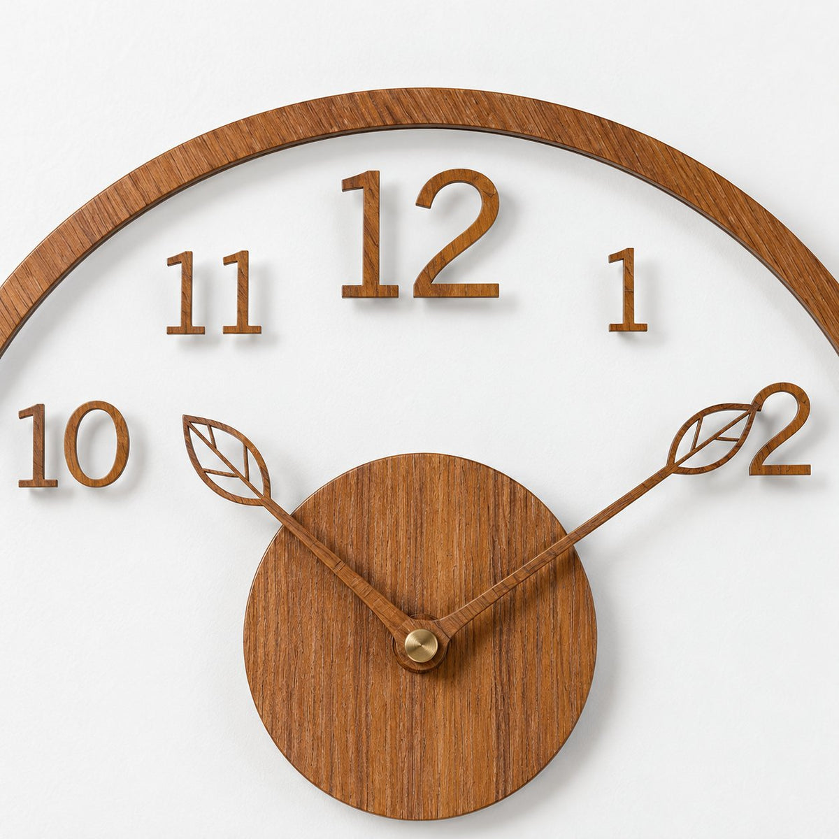 Horloge Murale Minimaliste Bois Silencieuse 5