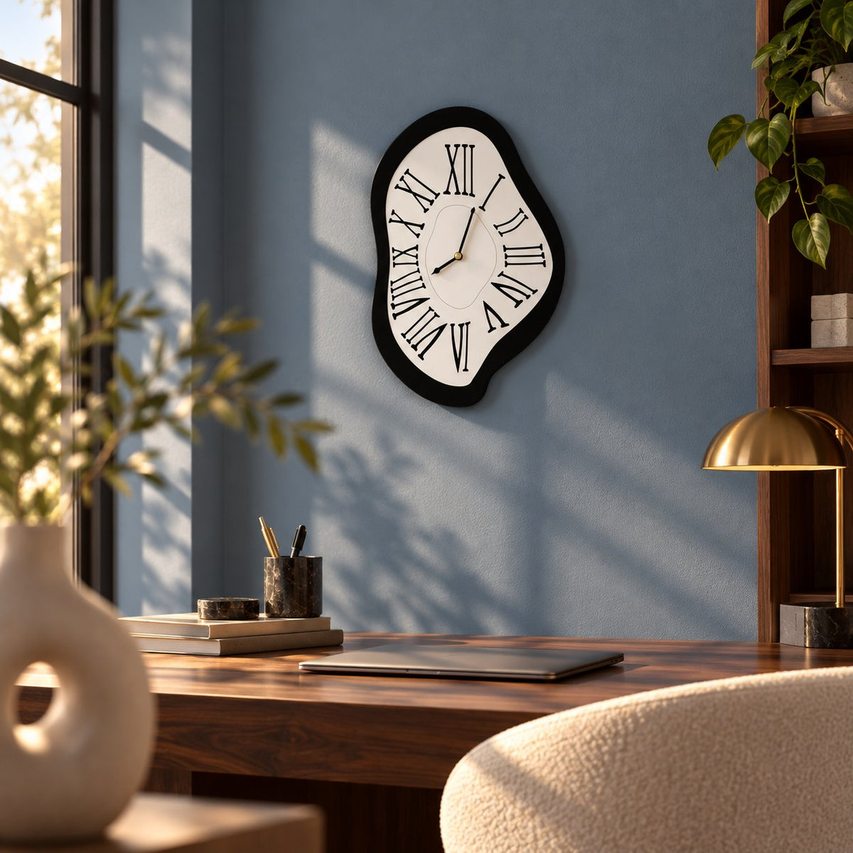 Horloge Murale Scandinave Moderne Silencieuse 3