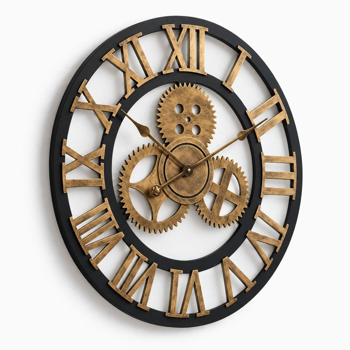 Horloge Murale Vintage Engrenage Silencieuse 4